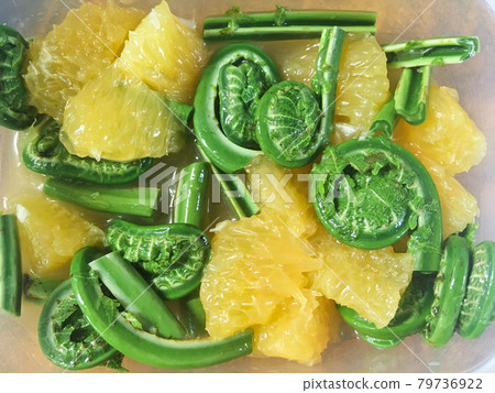 Marinated spring taste and edible wild plants Marinated spring taste and edible wild plants 79736922