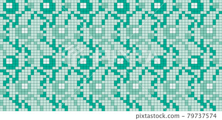 Organic pattern of pixel art 79737574