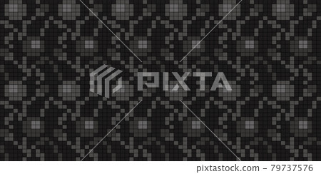 Organic pattern of pixel art - Stock Illustration [79737576] - PIXTA