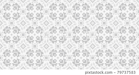 Organic pattern of pixel art - Stock Illustration [79737583] - PIXTA
