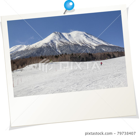 寶麗來風格照片，長野縣凱田高原米亞滑雪場 79738407