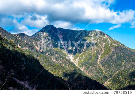 Mt. Jonen seen from the ridgeline of the Northern Alps 79738519