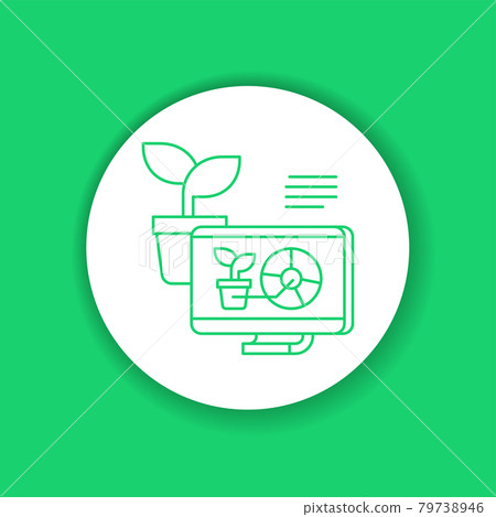 Plant management color glyph icon. Smart farm. Plant management color glyph icon. Smart farm. 79738946