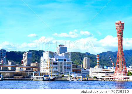 神戶市,神戶港塔及其周圍的風景 神戶市,神戶港塔及其周圍的風景 79739310