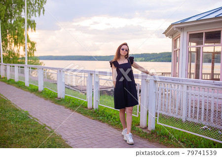 View of Plyos town, Russia 79741539