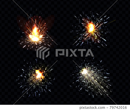 Sparks fire set, sparkler, petard weld or firework 79742016