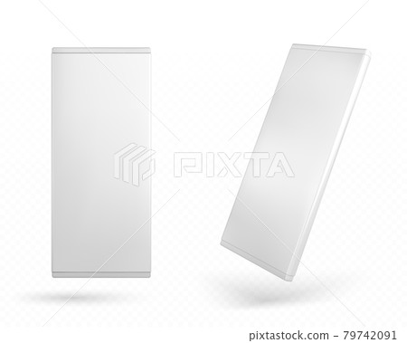 Chocolate package mockup, carton blank pack, 3d Chocolate package mockup, carton blank pack, 3d 79742091