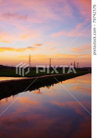 Awaji Island Hyogo Prefecture Rural Scenery Stock Photo