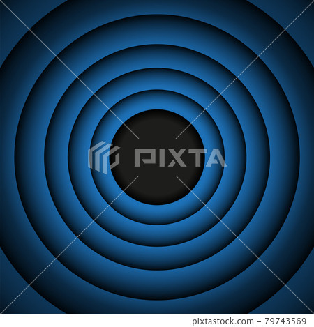 Retro cartoon movie style blue background. Your text is here. Vector illustration. 79743569