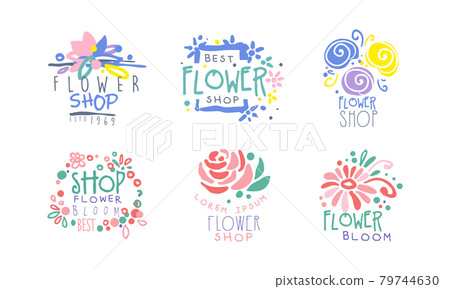 Logo for flower shop Stock Vector by ©Aleksandra_Kholodova 326517748