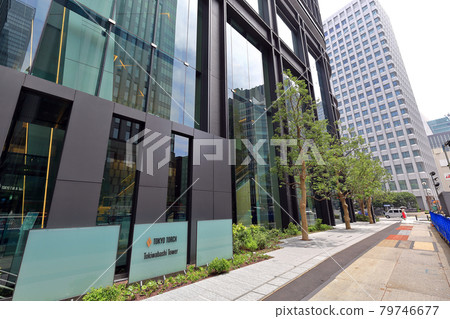 東京大手町的城市景觀東京火炬常盤橋塔 東京大手町的城市景觀東京火炬常盤橋塔 79746677