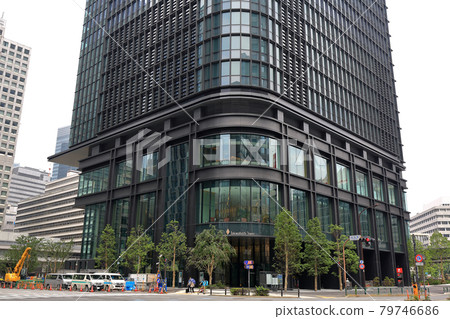 東京大手町的城市景觀東京火炬常盤橋塔 79746686