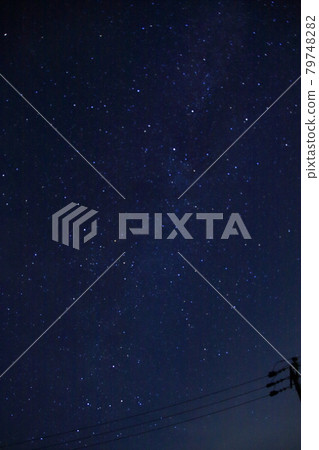 Starry sky in Tonomine Kogen, Kamikawa-cho, Kanzaki-gun, Hyogo Prefecture 79748282