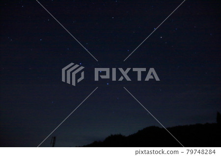 Starry sky in Tonomine Kogen, Kamikawa-cho, Kanzaki-gun, Hyogo Prefecture 79748284