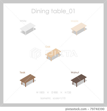 餐桌 5 種家具圖標 79748390