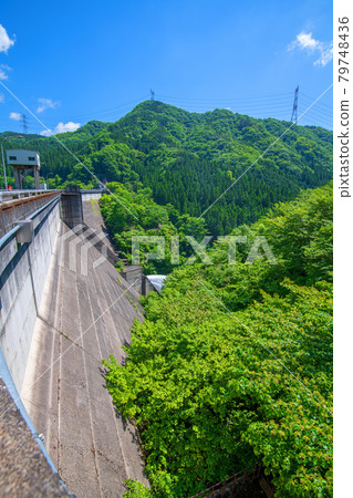 霧泉大壩 霧泉湖 初夏從堤壩上俯瞰周邊景色 79748436