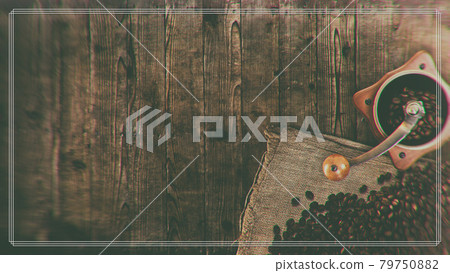 Material inspired by coffee with a retro atmosphere 79750882