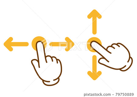 滑動手指圖標 79750889