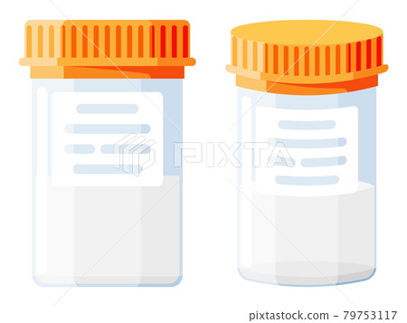 Semen Test Tube Isolated on White. 79753117