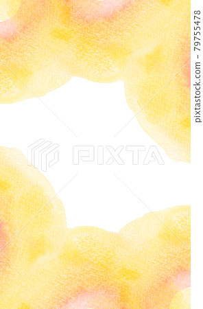 Background material watercolor texture rainbow gradation 79755478