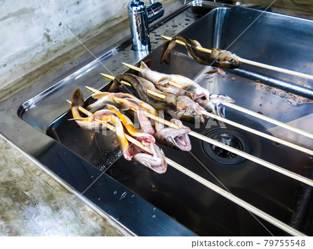 燒烤用炭烤串的製備 79755548