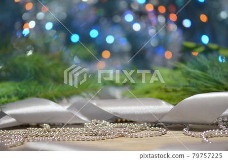 Wooden table with bokeh backgroun Wooden table with bokeh backgroun 79757225
