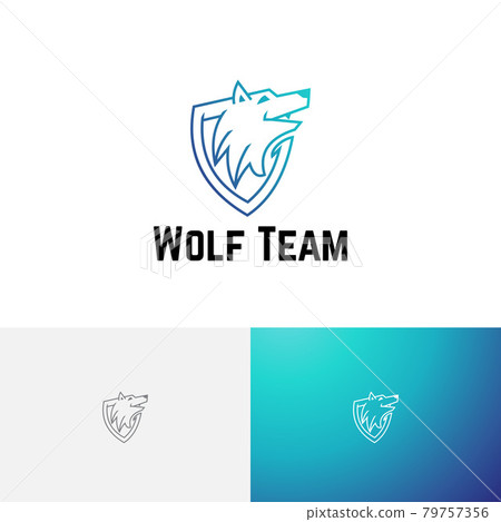 Wild Wolf Head Shield Game Esport Team Logo 79757356