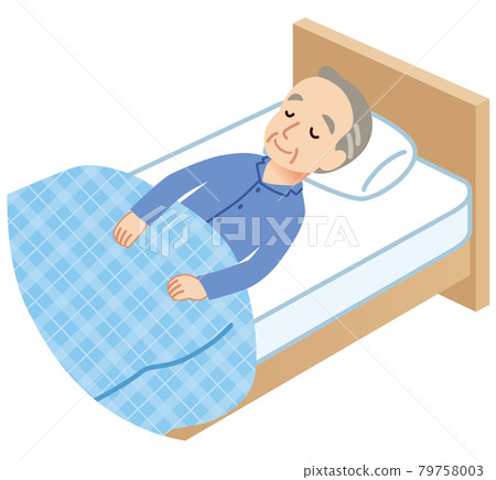 Sleeping elderly care medical care - Stock Illustration [79758003] - PIXTA