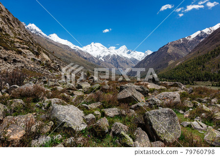 View from Chitkul Village, Himachal Pradesh View from Chitkul Village, Himachal Pradesh 79760798