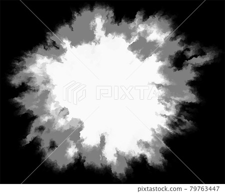 Ink stain slowly spreads over the paper. Ink stain slowly spreads over the paper. 79763447