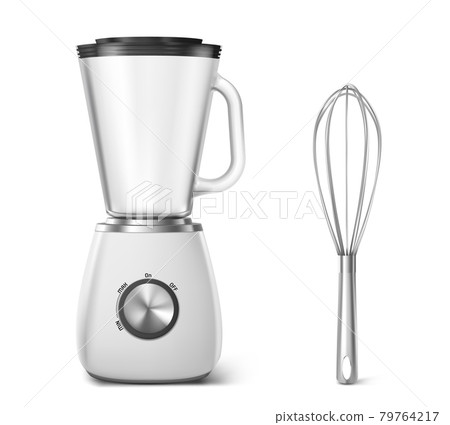 Kitchen appliances electric blender and hand whisk 79764217