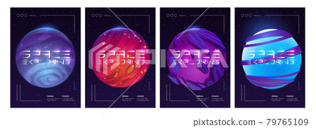 Vector poster of space exploring Vector poster of space exploring 79765109