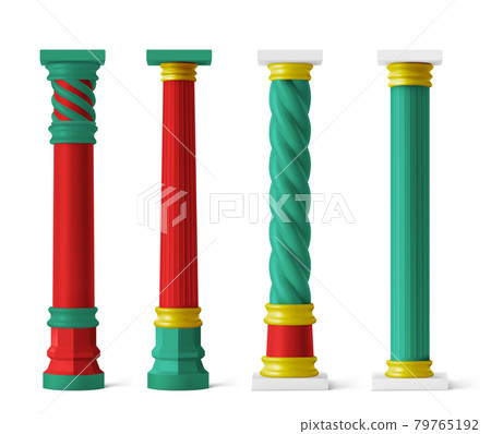 Chinese pillars for pagoda and gazebo 79765192