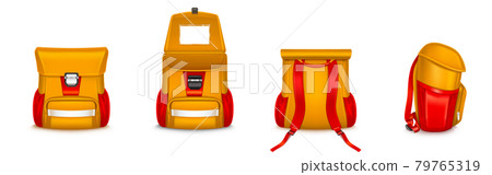 Kids school bag, backpack or rucksack with webbing Kids school bag, backpack or rucksack with webbing 79765319
