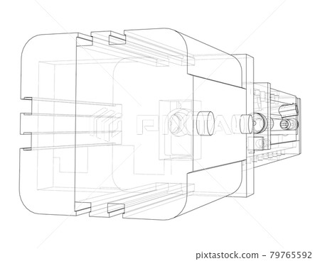 Abstract industry object concept. Vector 79765592