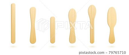 Popsicle sticks, wooden elements for ice cream Popsicle sticks, wooden elements for ice cream 79765710