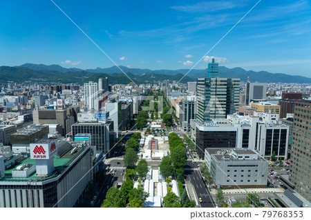 Sapporo TV Tower Observatory Cityscape Olympic Marathon Sapporo TV Tower Observatory Cityscape Olympic Marathon 79768353