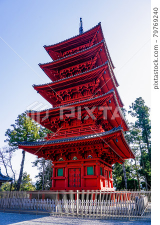 身延廣濟寺五層寶塔（山梨縣） 79769240