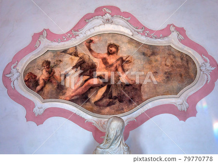 interiors of the Ca' Rezzonico palace, Venice, Italy interiors of the Ca' Rezzonico palace, Venice, Italy 79770778