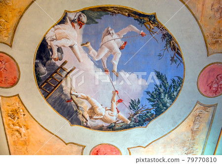 interiors of the Ca' Rezzonico palace, Venice, Italy interiors of the Ca' Rezzonico palace, Venice, Italy 79770810