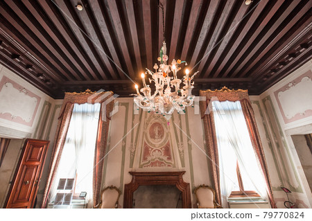 interiors of the Ca' Rezzonico palace, Venice, Italy interiors of the Ca' Rezzonico palace, Venice, Italy 79770824