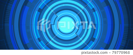 Abstract overlap circle digital background, smart lens technology with light effect Abstract overlap circle digital background, smart lens technology with light effect 79770968