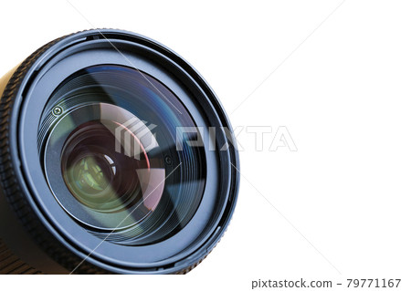 Professional camera lense isolated on white background Professional camera lense isolated on white background 79771167