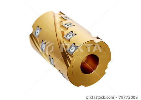 sharp milling cutter isolated on white background 79772009