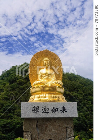 從釋迦如來的內殿釋迦如來的入口看到的風景（2）金色釋迦如來[香川縣善通寺市] 79773590