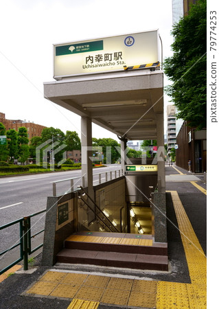 都營地鐵三田線內齋外町站/東京都千代田區 都營地鐵三田線內齋外町站/東京都千代田區 79774253