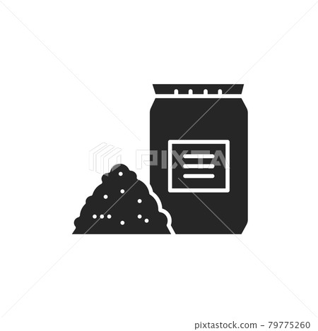 Bulk materials color line icon. Pictogram for web page, mobile app, promo. 79775260