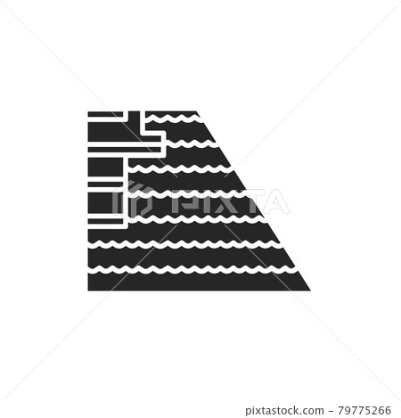 Roof color line icon. Pictogram for web page, mobile app, promo. 79775266