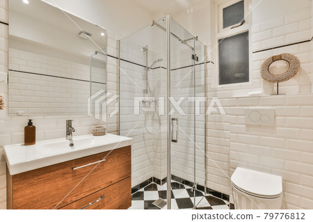 Interior design of beautiful and elegant bathroom Interior design of beautiful and elegant bathroom 79776812