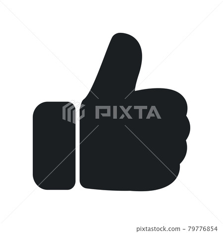 Thumb up hand vector icon illustration success gesture. Sign ok or like agreement thumb up communication isolated white. Good human positive gesturing choice mark shape expression. Social icon like Thumb up hand vector icon illustration success gesture. Sign ok or like agreement thumb up communication isolated white. Good human positive gesturing choice mark shape expression. Social icon like 79776854